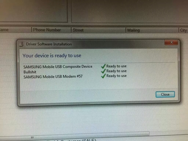 So this happened while I was loading phone drivers on a computer at work today