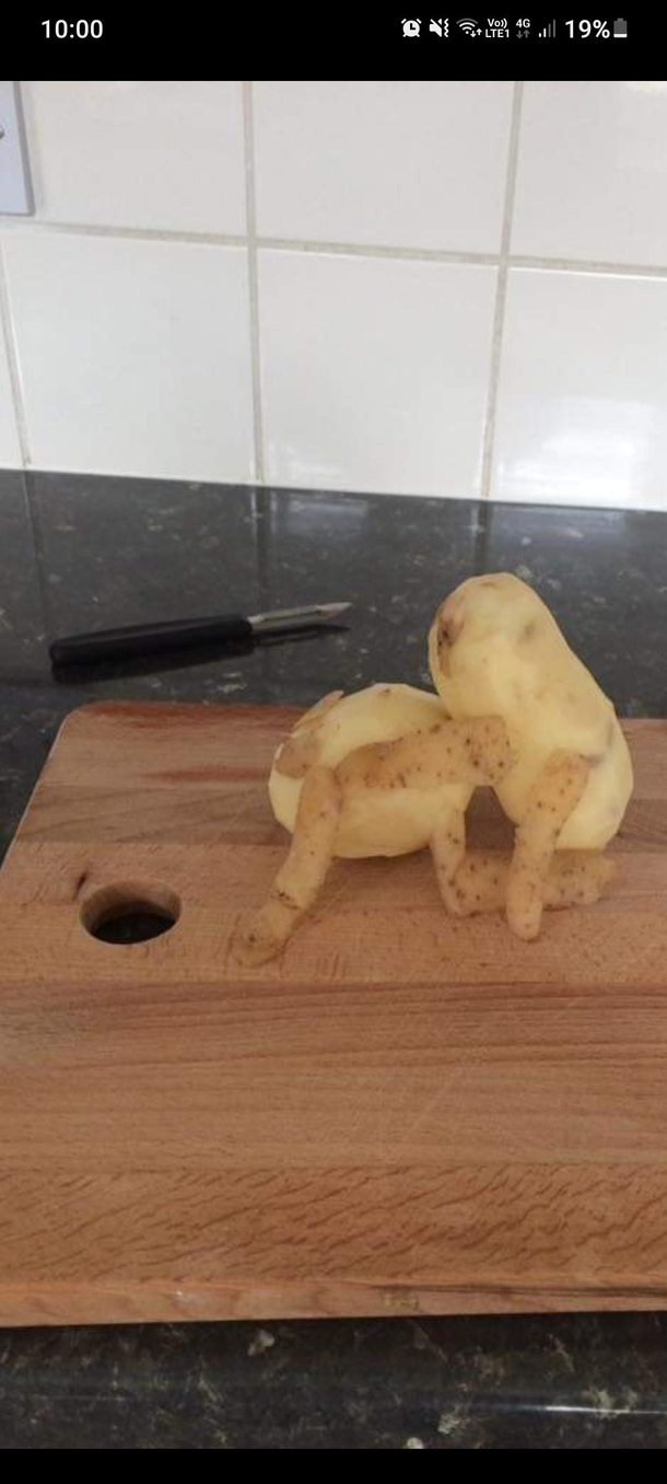 so this is how potatoes are made