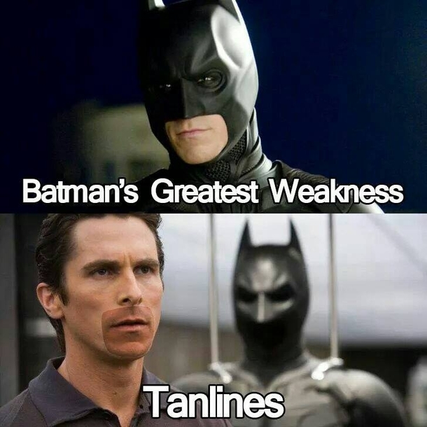 So this is why he does most of his crime fighting at night