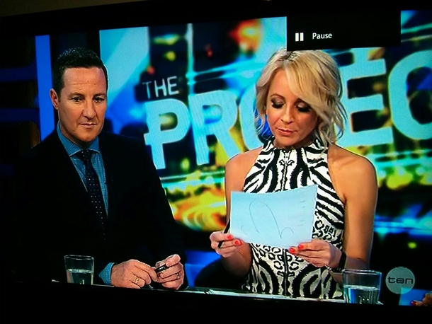 So this just happened on live TV