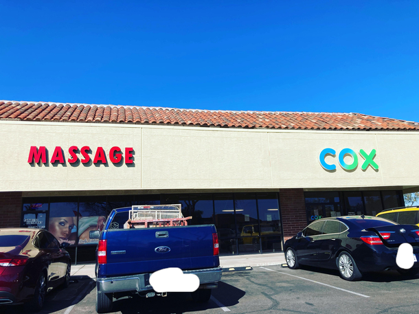 So what does your mom do at the strip mall
