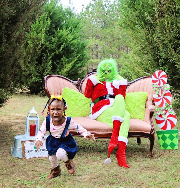So yeah I scared the shit of that little girl -The Grinch