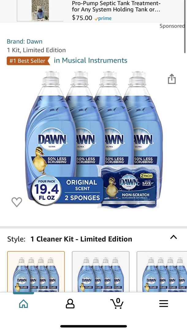 Soap is currently the  selling instrument on Amazon