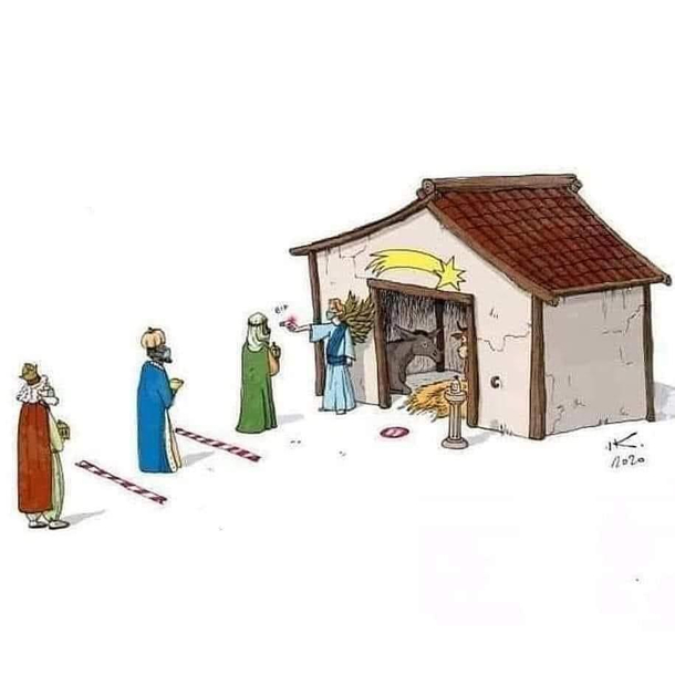 Social distancing this Christmas