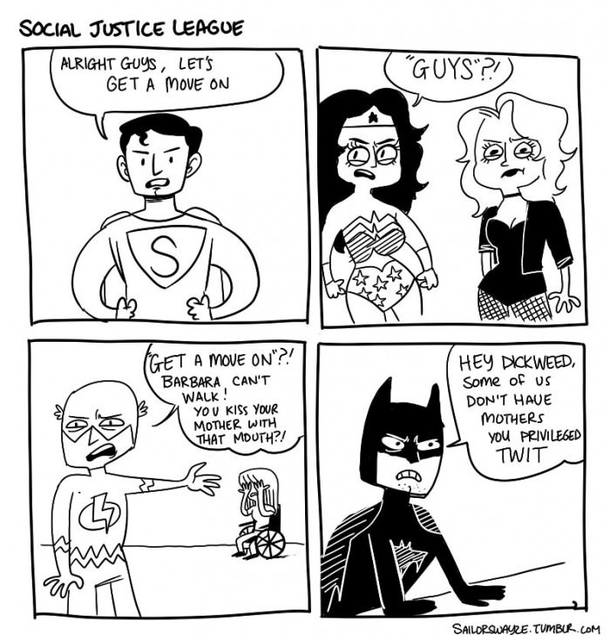 Social Justice League xpost from rcomicbooks