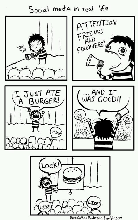 Social media in real life