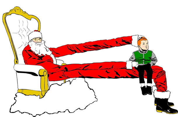 Socially Distanced Santa
