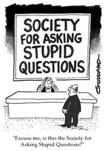 Society for asking stupid questions