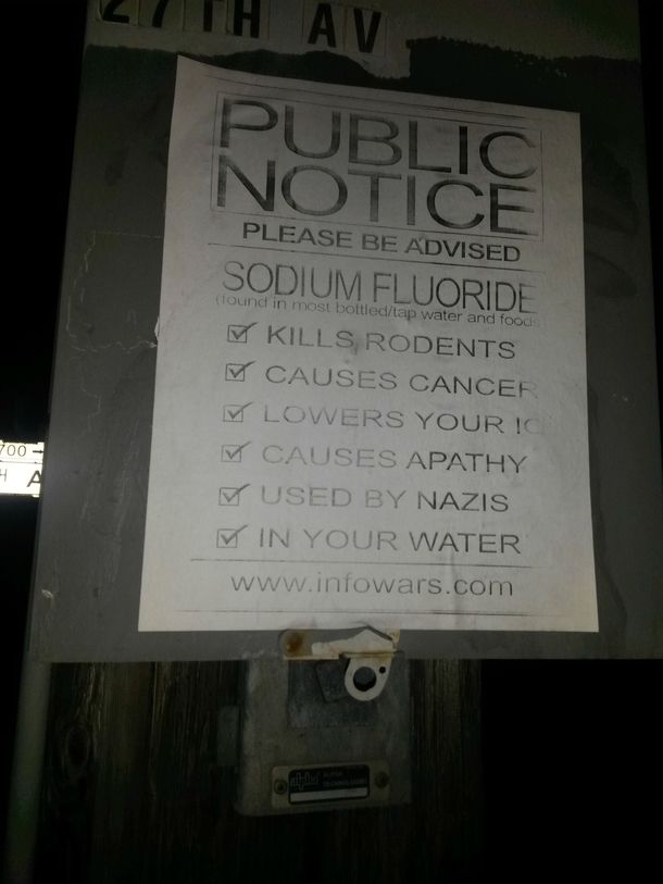 Sodium Fluoride seems alReich to me