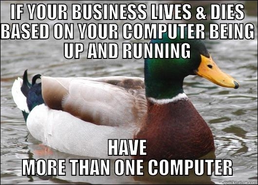Solid advice to any small business owner