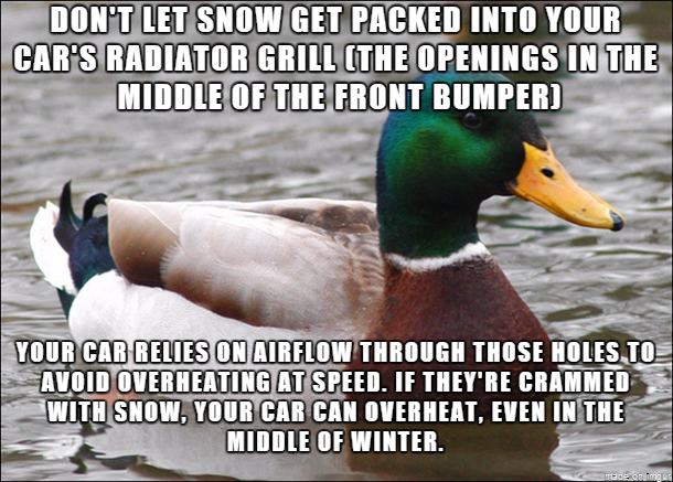 Some advice as youre clearing off your car