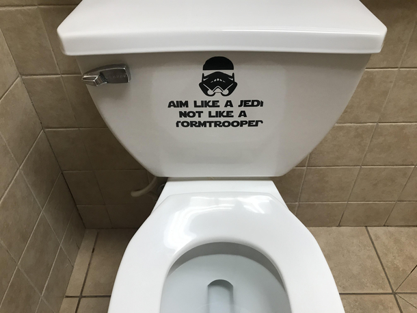 Some friendly advice from my local gas station bathroom