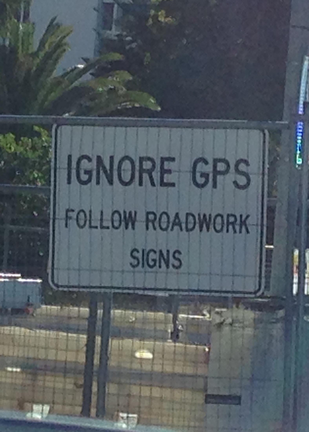 Some good advice from a sign in Australia