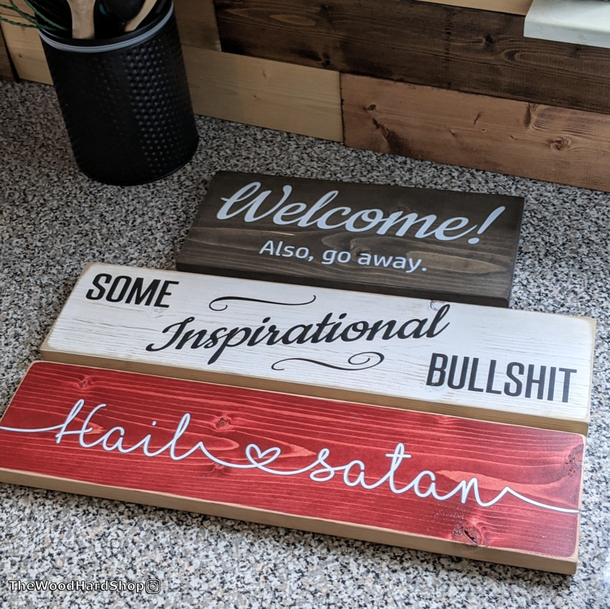 Some inspirational Home decor I made Just for fun