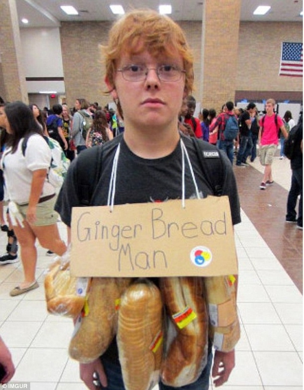 Some may call this costume lazy i call it creativity