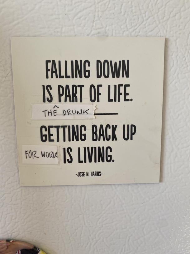 Some minor adjustments were necessary for one of my fridge magnets