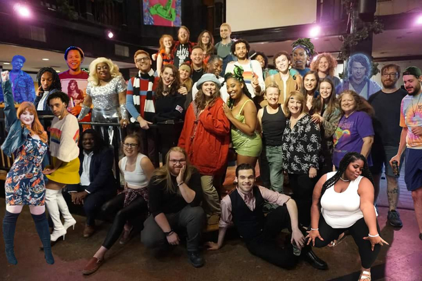 Some of my castmates and crew in our production of Rent were not available for the big final picture so I remedied that