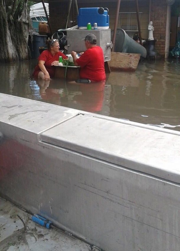 Some people handled the flooding better than others