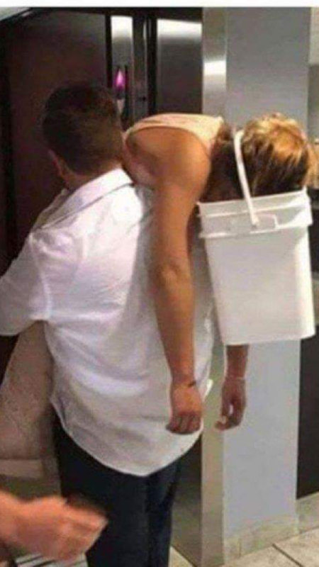 Some people went into  a little harder than others