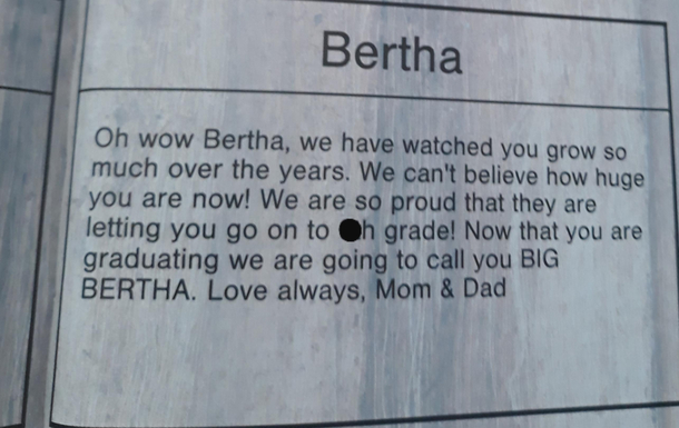 Somehow this made it into my yearbook