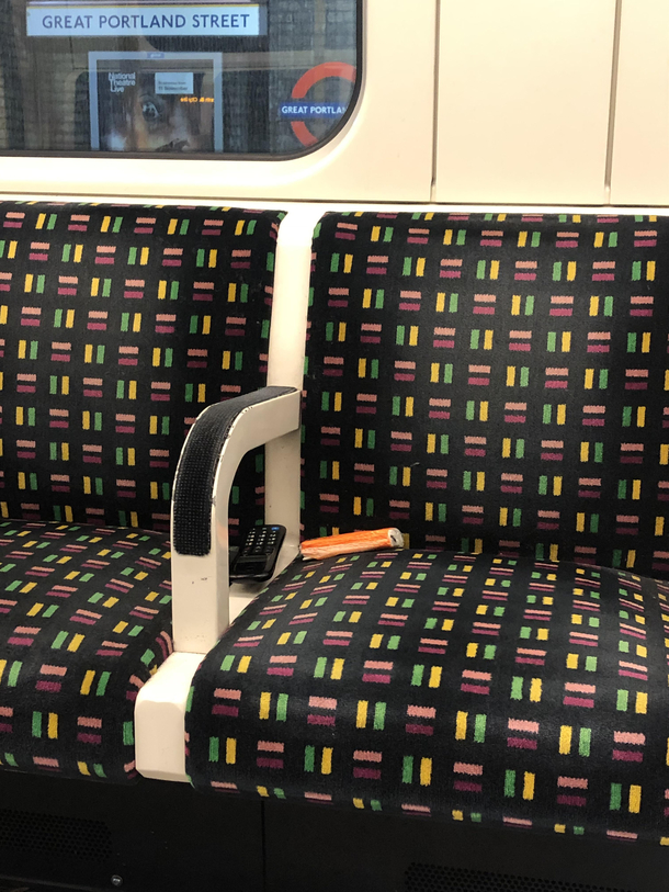 Someone actually left their landline on the train 