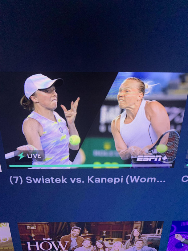 Someone at Hulu really doesnt like these two tennis players