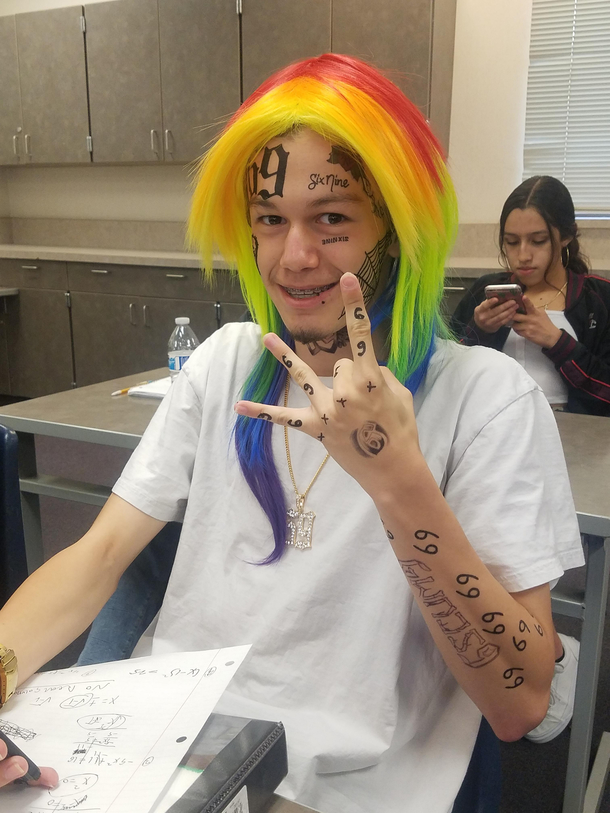 Someone at my school dressed as a rat