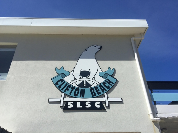 Someone at the local surf club did a great job on the logo
