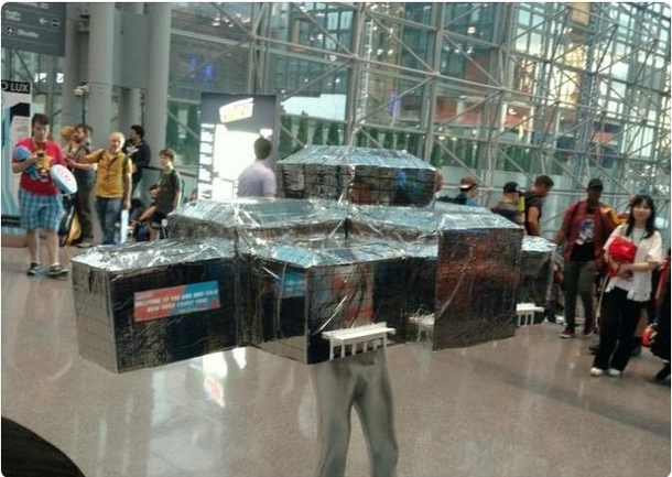 someone cosplaying the actual convention center C Scott Snyder
