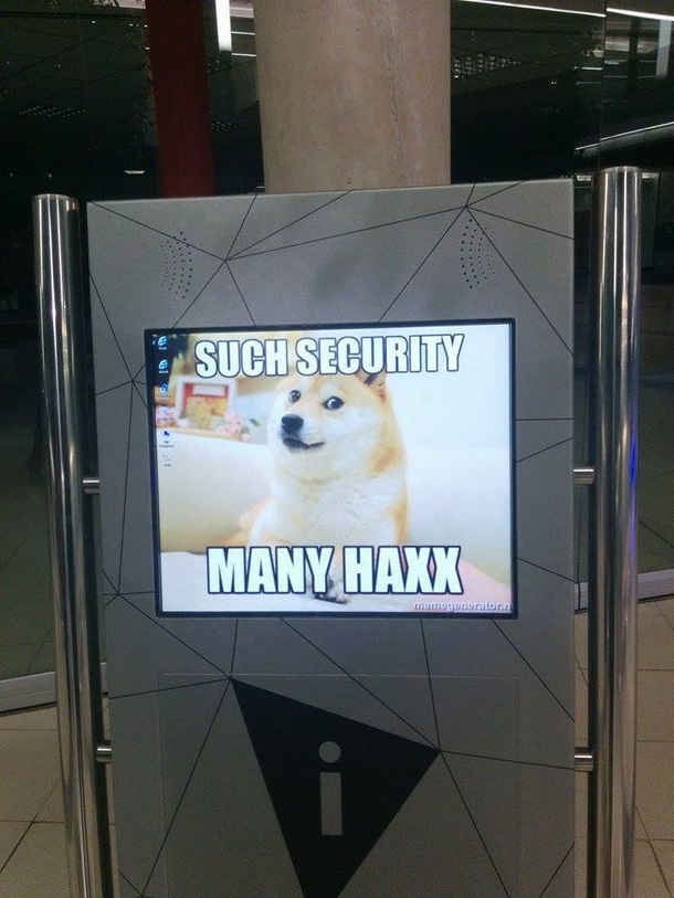 Someone hacked the touch-screen information boards in the main building of my University campus