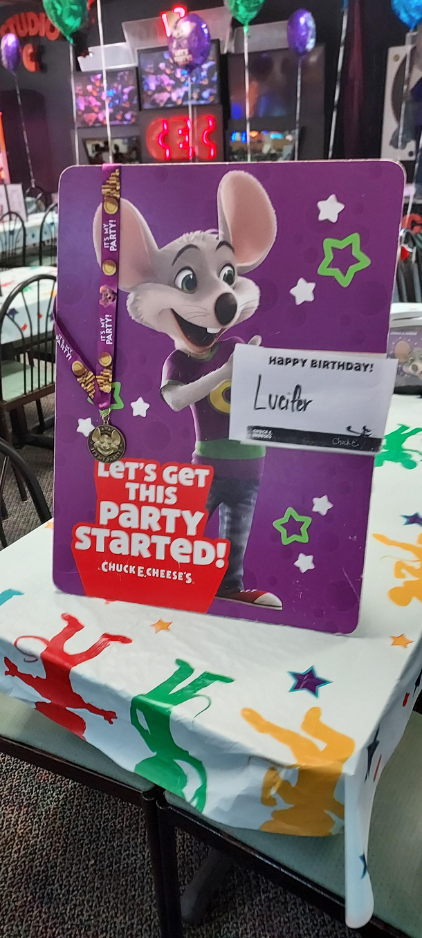 Someone had a kid on Halloween and named them Lucifer
