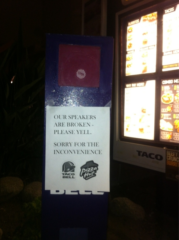 Someone has been trolling my local Taco Bell