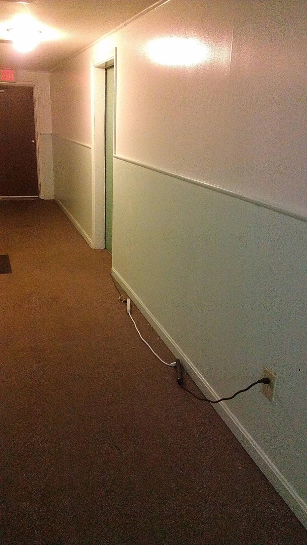 Someone in my building forgot to pay the bill