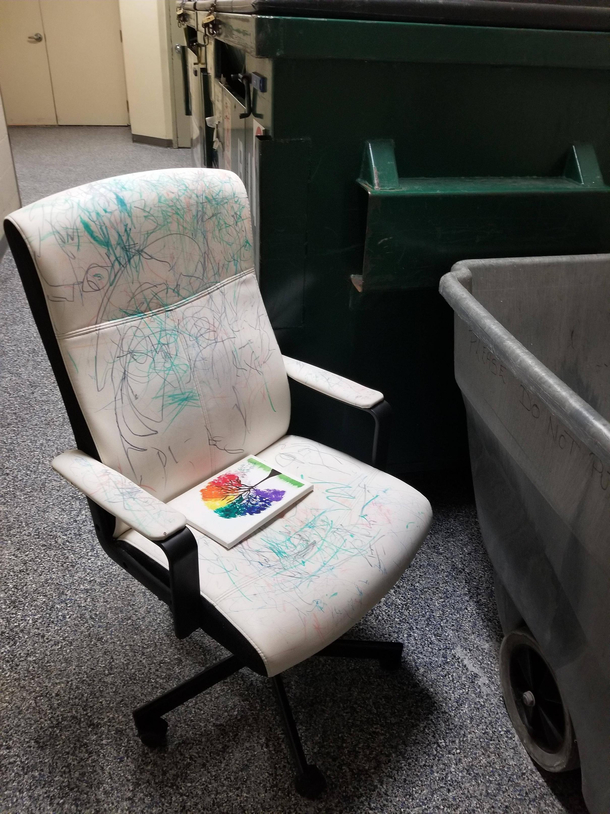 Someone in my condo is ready to get back to in person learning