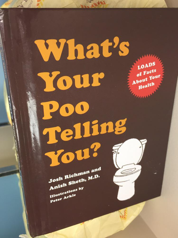 Someone left this at the work bathroom