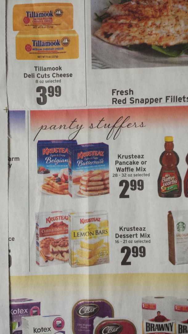 Someone missed ONE LETTER in my local grocery stores ad and it made me laugh all day