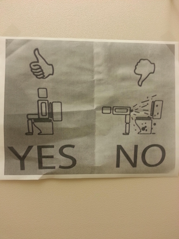 Someone posted this in the bathroom where I work