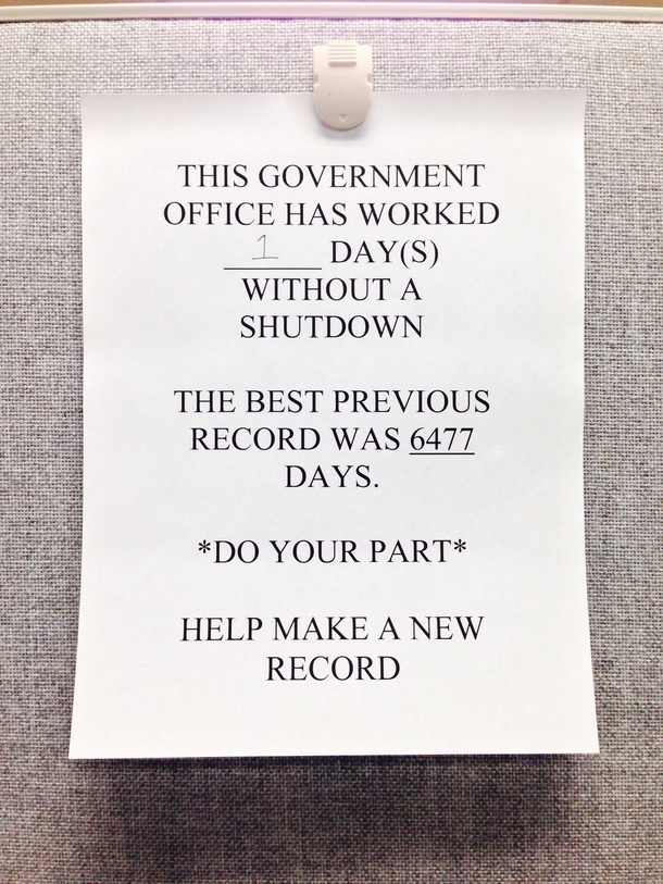 Someone Put This Sign Up At My Work Today x-post from rpics