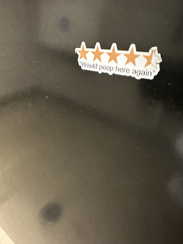 Someone rated the toilet in a Sprouts restroom