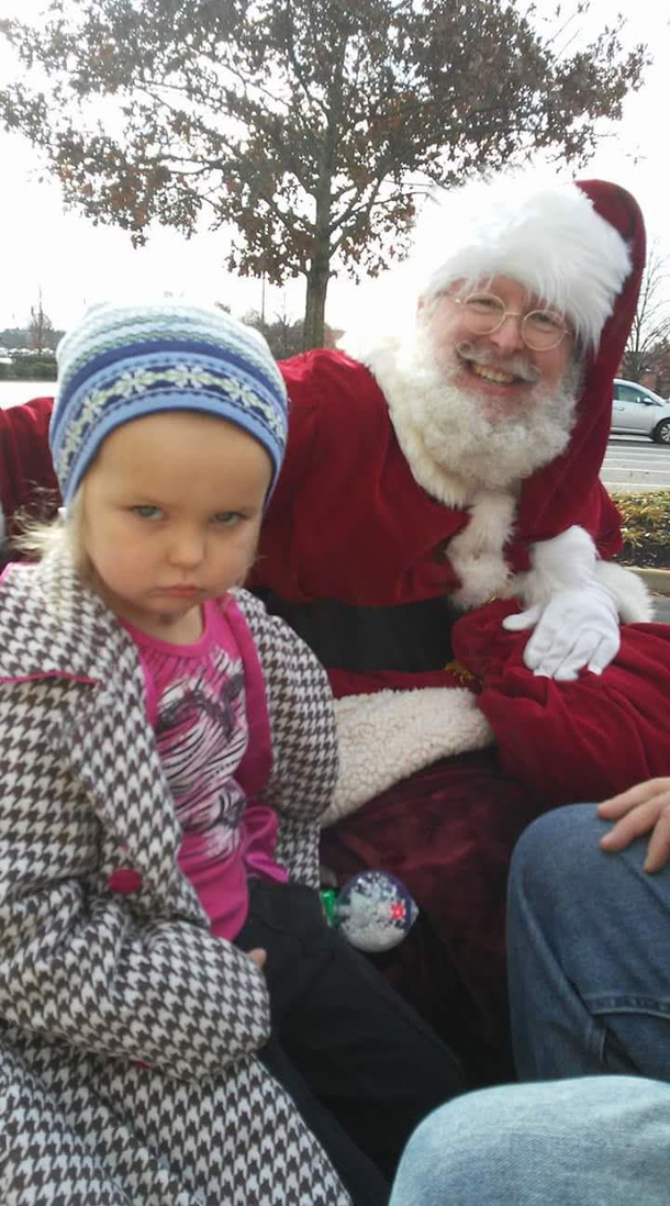 Someone remembered Santa didnt get her a pony