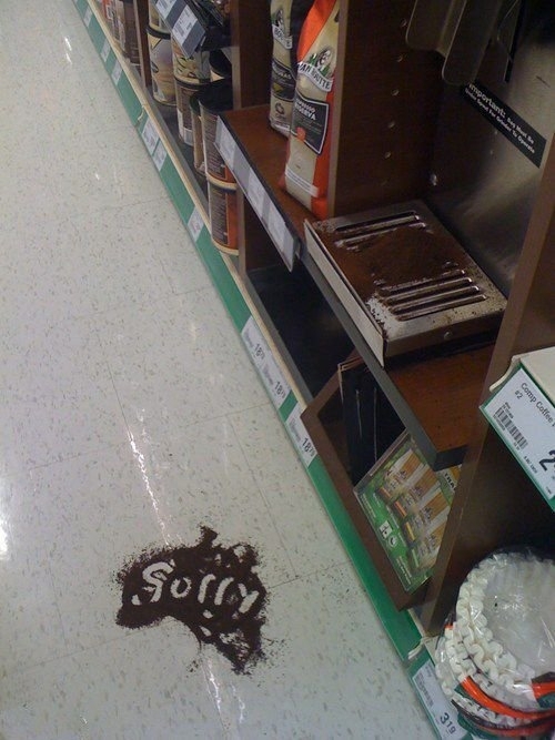 Someone spilled coffee in Canada