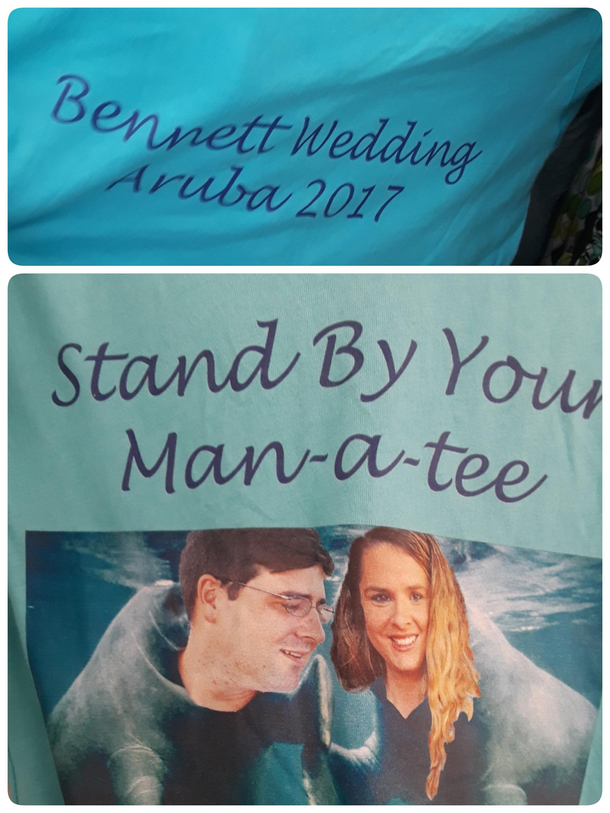 Someone thought this was the perfect wedding souvenir
