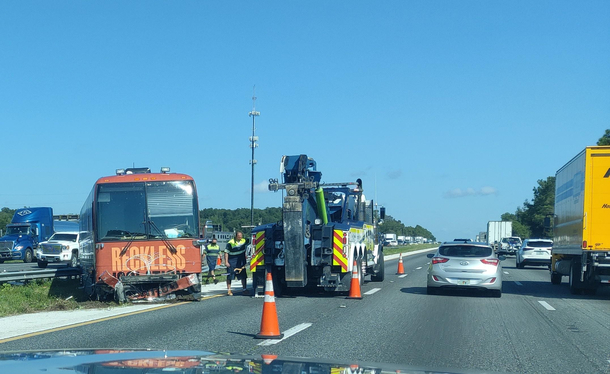 Someone was a littlereckless on the road today
