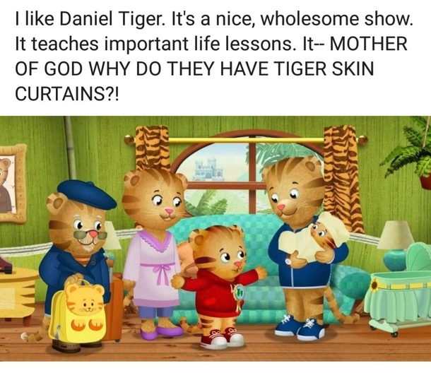 Something unsettling in Daniel Tigers neighborhood
