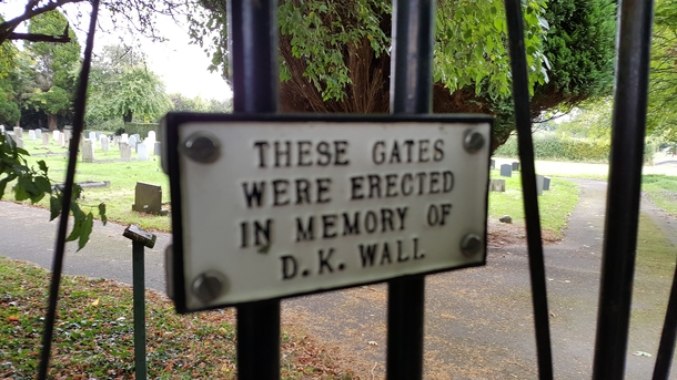 Sometimes it takes a wall to put up a gate