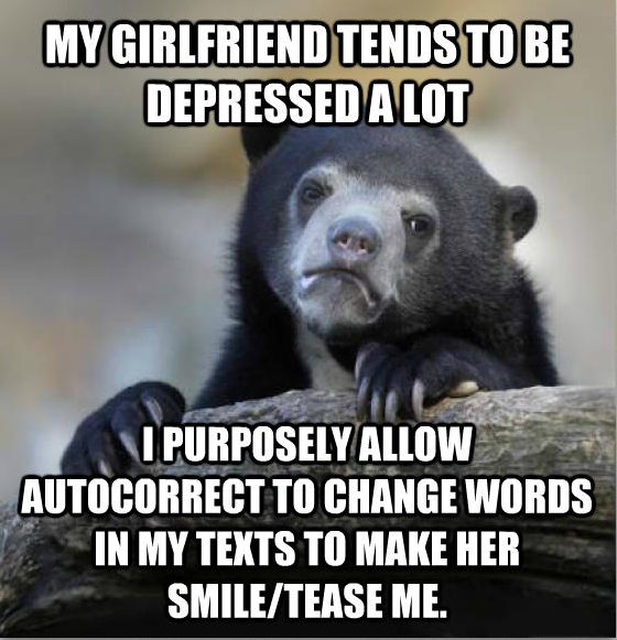 Sometimes its the accidental things that help her feel better and be herself