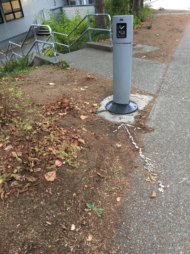 Sometimes passive aggressive messages are funny Spotted on my campus today
