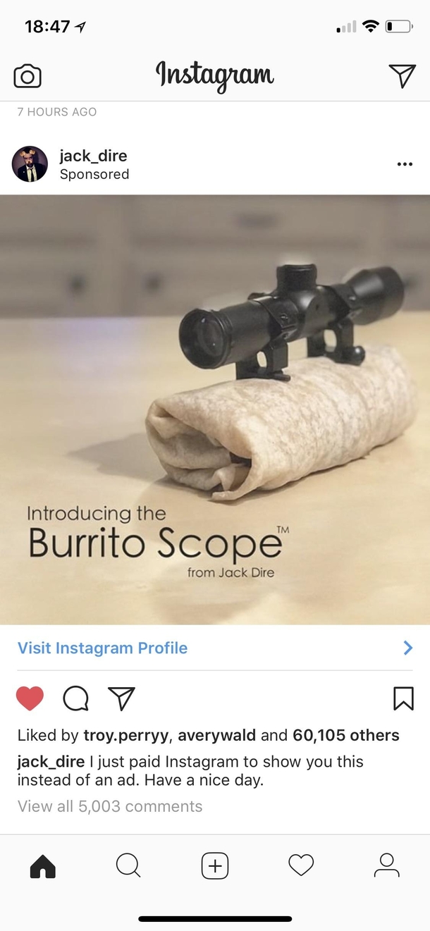 Sometimes people can really brighten up your day with the dumbest things