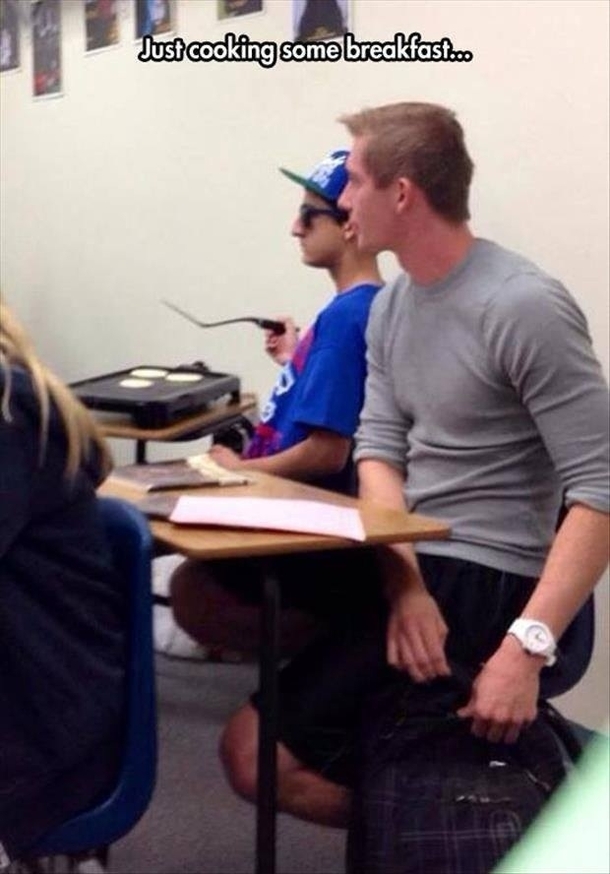 Sometimes you gotta rush to class