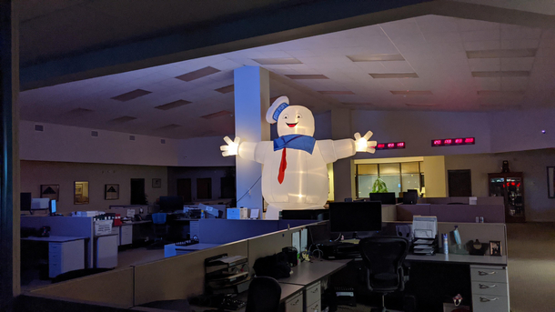 Sometimes you have to introduce a little mayhem to the office